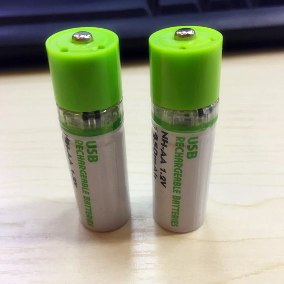 

centechia 2Pcs AA Battery Nimh AA 1.2V 1450MAH Rechargeable Battery NI-MH USB AA 1450MAH