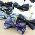 New Men Fashion Classic Plaid Cotton Bowtie Neckwear Adjustable Mens Bow Tie for wedding england style ties