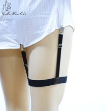 Унисекс Бизнес Рубашка Остается подвязки ног Пояс для подтяжек для мужчин подтяжки для рубашки держатель Tirantes складки Сопротивление Носок стремя