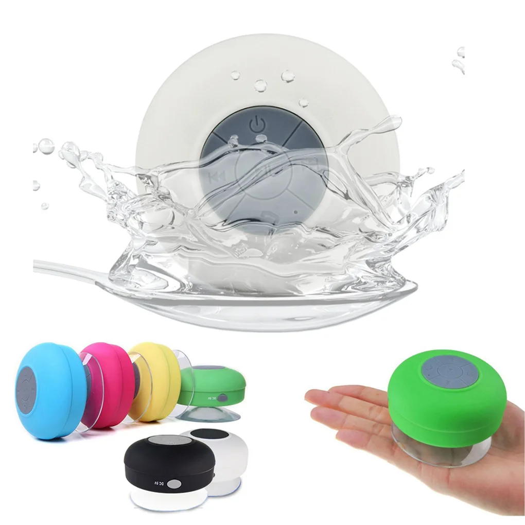 

Waterproof WIFI Speaker For SHOWER POOL Handsfree With Sucker Wireless Bluetooth Adsorbable