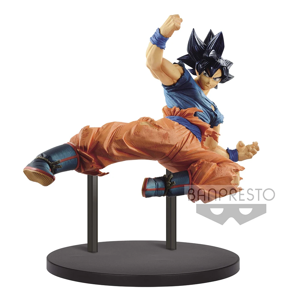 

Tronzo Original Banpresto Dragon Ball Super DBZ FES 10 Goku Ultra Instinct SSJ Goku Black Hair PVC Action Figure Model Doll Toys