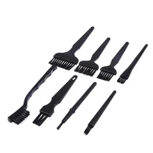 8 шт./компл. Антистатическая Кисть Черный ESD безопасный Synthenic волокно детали инструмент для очистки для мобильного телефона для печатной платы планшета BGA ремонт работы