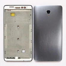 Baansam держатель ЖКД Экран на переднюю раму Батарея задняя крышка для lenovo S860 Корпус чехол с Камера объектив с увеличением без пуговиц