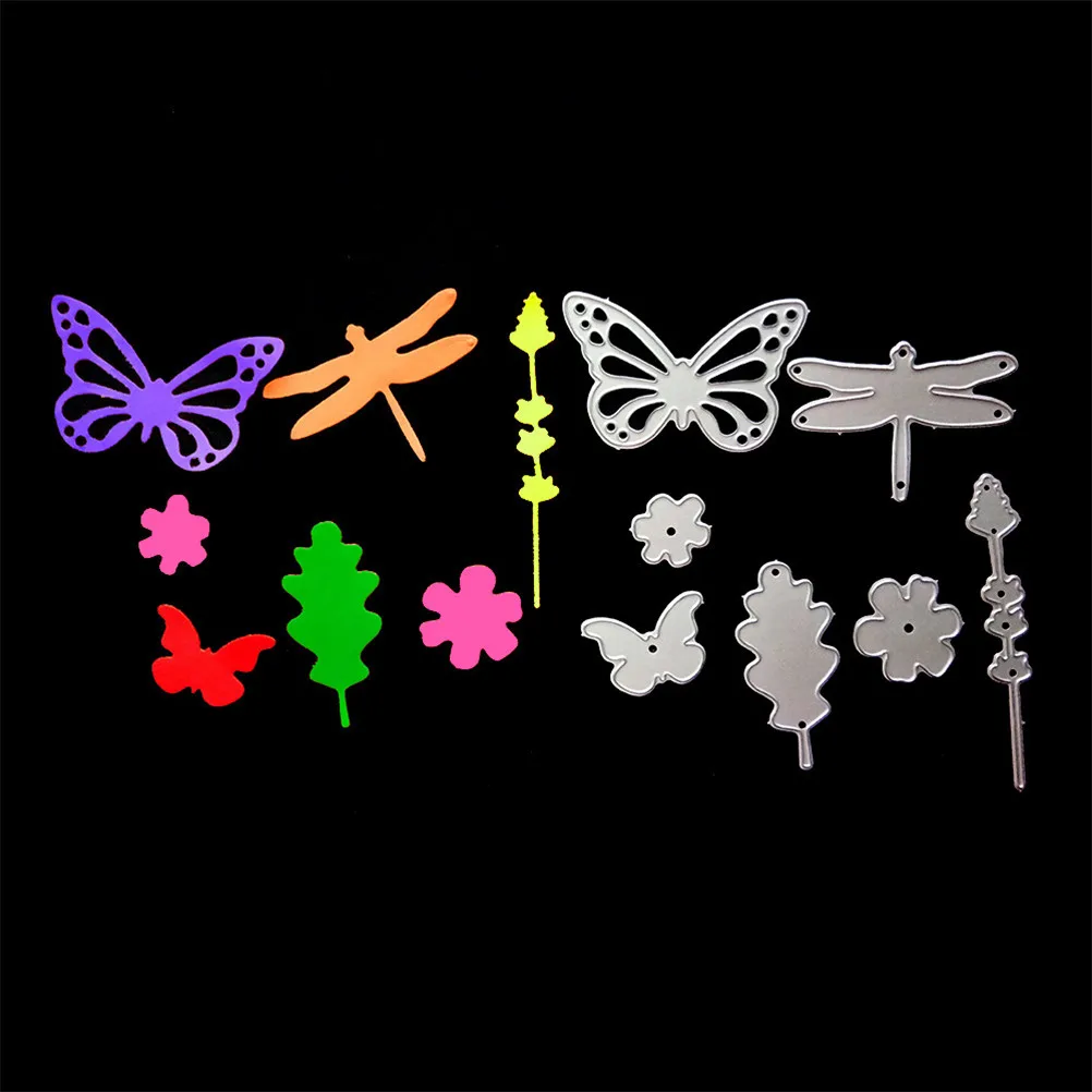  3 Styles Circles Ballerina Butterfly Series Cutting Dies Set For Diy Card Stencil Scrapbooking Invi - 32870714852