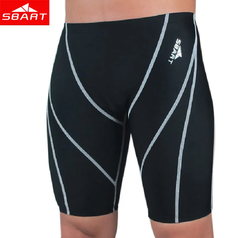 SBART Men Professional Swimming Trunks Sharkskin Underwear Swimwear