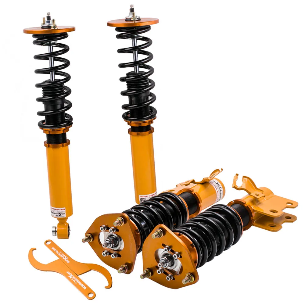 

Coilover Shock Struts For Nissan 200SX 240SX S14 Silvia 94-98 Spring Shocks Absorber Kit 24 WAY Adjustable Damper