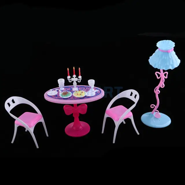 Best Quality Plastic Dollhouse Miniature Dining Room Furniture Set for Dolls Kitchen Life Scenes Decor Accessories Pretend Play Toys Best Quality Plastic Dollhouse Miniature Dining Room Furniture Set for Dolls Kitchen Life Scenes Decor Accessories Pretend Play Toys