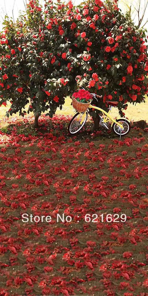 

Flowers in full bloom 10'x20' CP Computer-painted Scenic Photography Background Photo Studio Backdrop HY-CM-4357