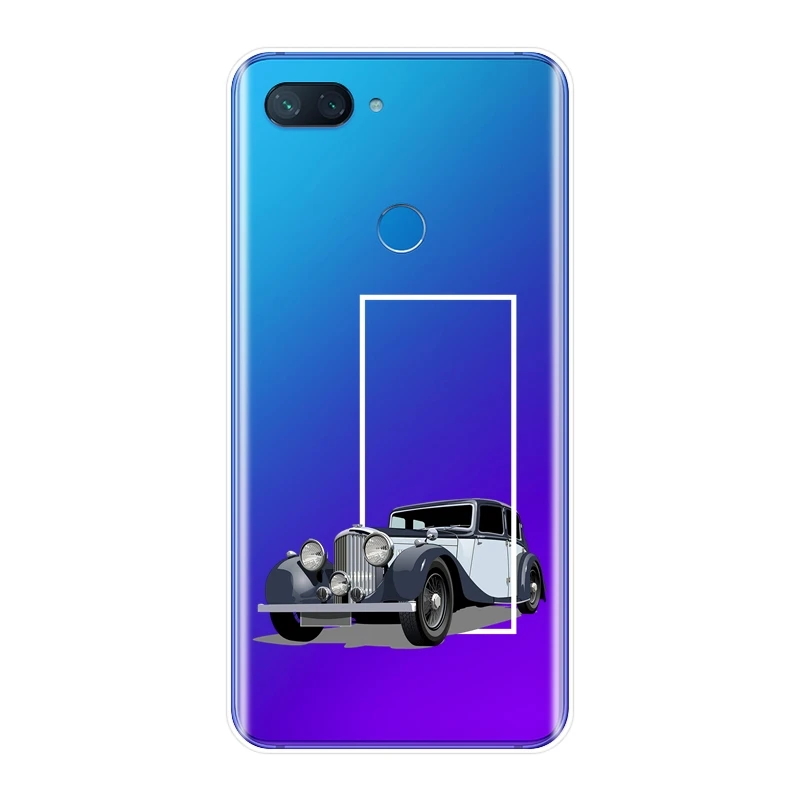 Ретро крутые Забавные 3D Автомобильные чехлы для телефонов Xiaomi Mi A1 A2 Lite 8 SE Мягкий