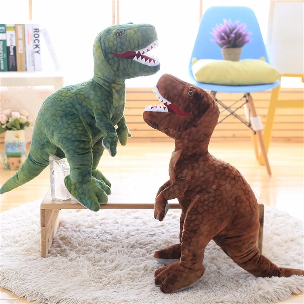 1pc 50/60cm Dinosaur plush toys hobbies cartoon Tyrannosaurus Triceratops stuffed toy dolls for children boys baby Birthday Gift