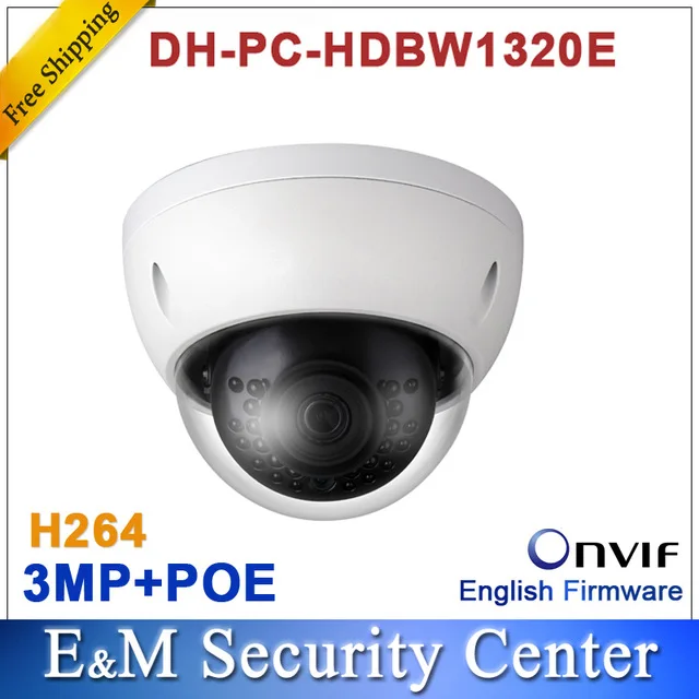 Original 3MP IPC-HDBW1320E dome IP Camera HD Network IR security cctv Dome CCTV Support POE | Безопасность и защита