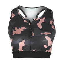 Женская спортивная одежда костюм укороченный топ+ шорты без рукавов с высокой талией Камуфляжный комплект одежды и T8