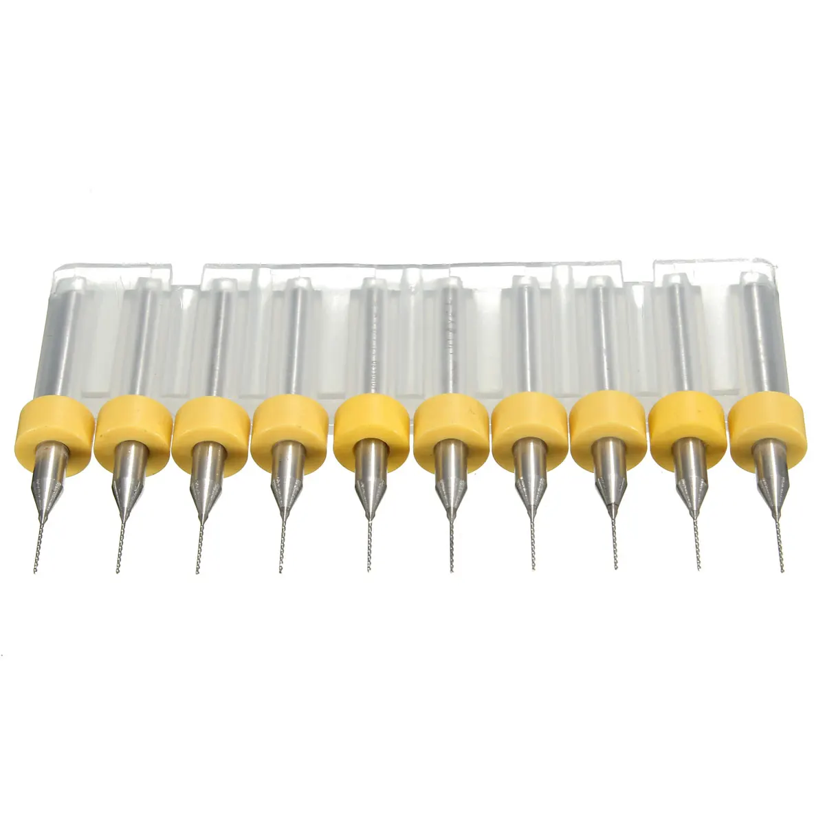 

10pcs 0.4mm Tungsten Steel Mini PCB Drill Bits For Micro CNC Print Circuit Board End Mill Drilling Milling Tools Router Bits
