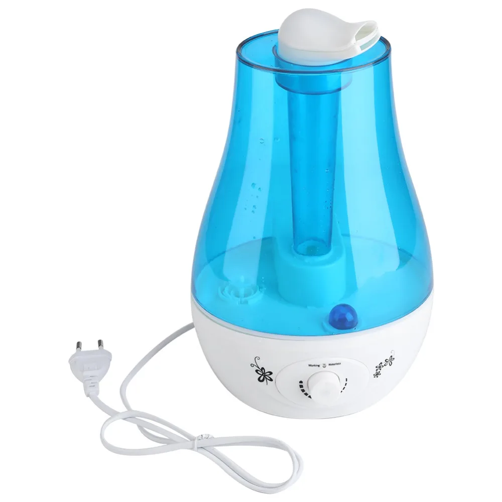 

110-240V 3L 25W Ultrasonic Humidifier Diffuser LED Light Home Office Room 250ml/h Max Mist Maker Air Humidifier Purifier