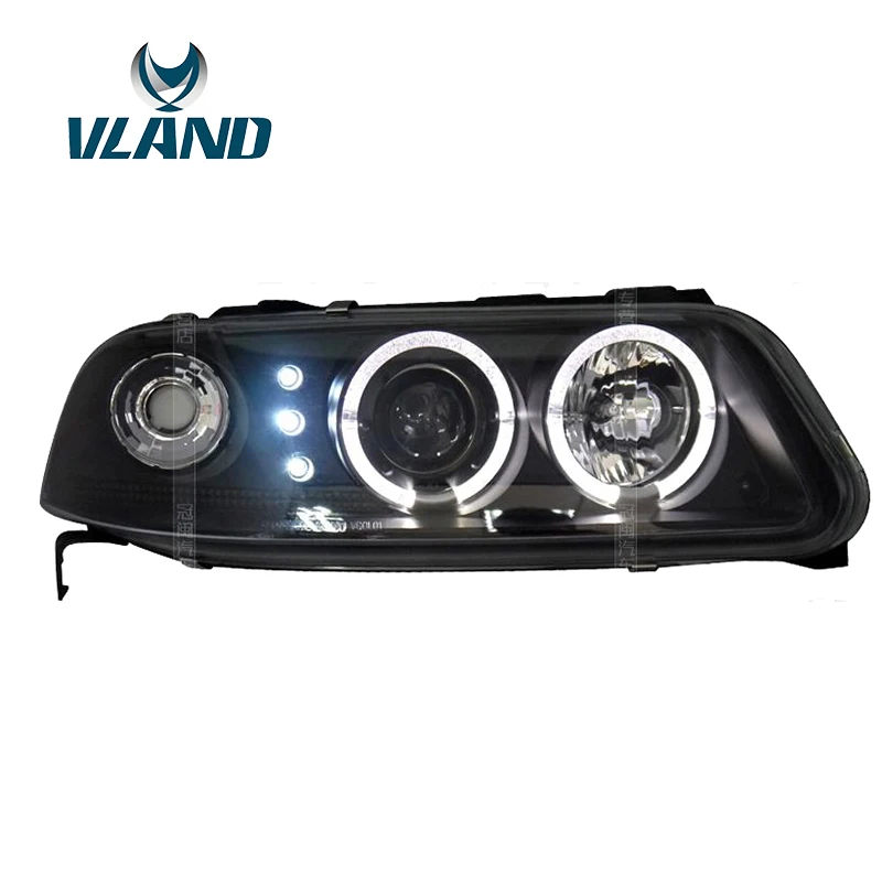 

VLAND Factory For Car Headlamp For Gol 2003-2007 LED Head Light For Gol H7 Bi-Xenon HID Lens Headlight+Plug And Play+ Waterproof