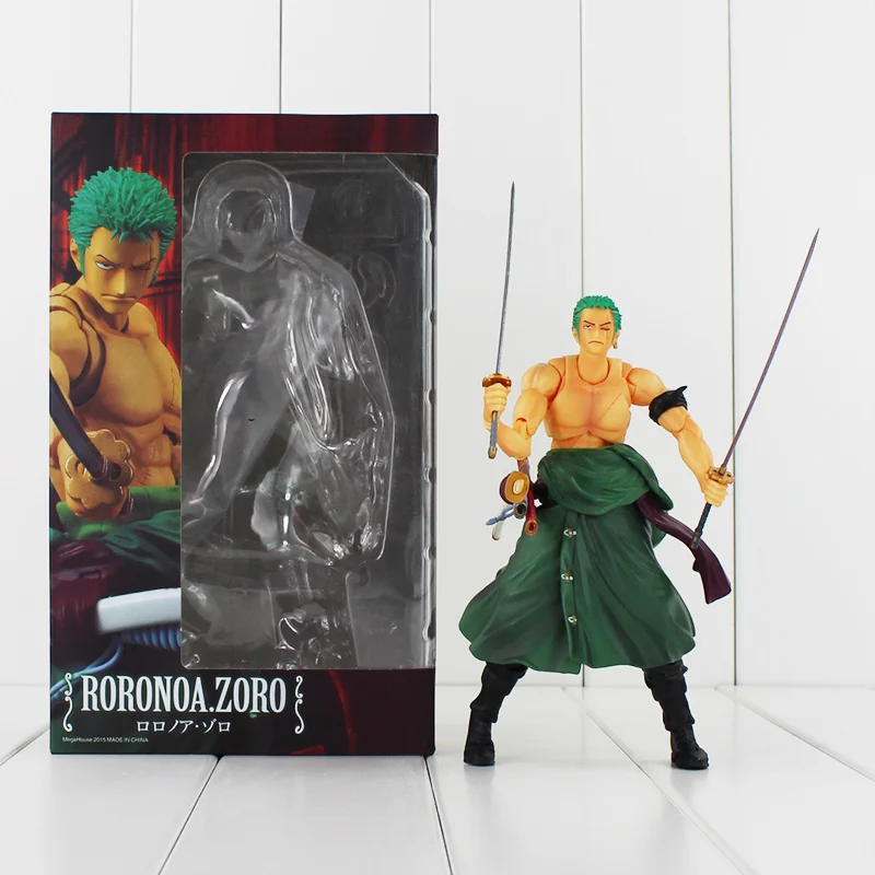 

Roronoa zoro sauron One Piece Three-knife flow swords PVC figure toy with box free shipping