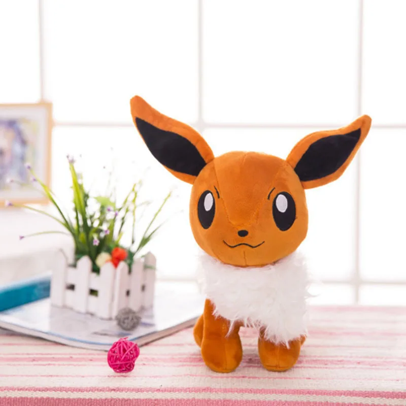 30CM Plush Toy Eevee Vaporeon Magikarp Toys Sleeping Pillow Doll For