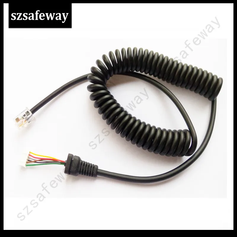 

Speaker Microphone cable replacement for yeasu mobile radio car radio FT-2800M, FT-7100M, FT-7800R MH-42/MH-48 free shipping