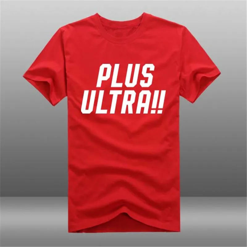 

Boku no hero academia Plus Ultra! Lines T-shirt Fashion My Hero Academia Anime men T Shirt Summer cotton Short Sleeve Tops Tee