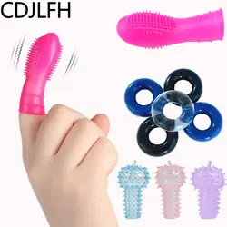 Экзотические аксессуары секс-игрушки для женщин/Для мужчин рукав для пальца мастурбатор точки G, массаж груди Стимуляция пениса кольцо