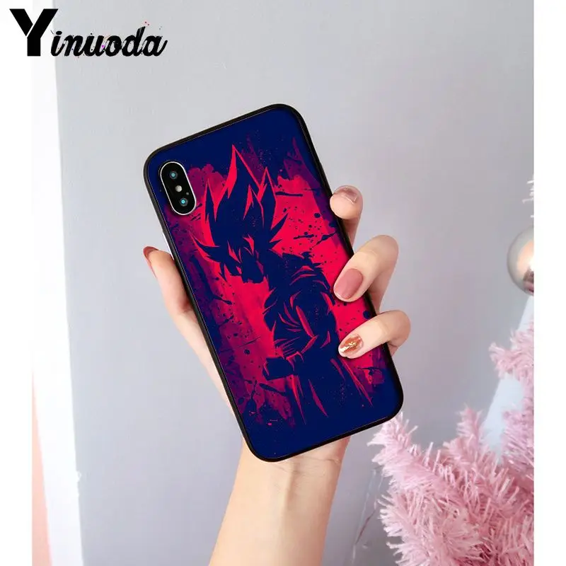 Yinuoda Dragon Ball Z Super DBZ Goku модный Coque чехол для телефона для iPhone X XS MAX 6 6S 7 7plus 8 8Plus 5 5S XR - Цвет: A10