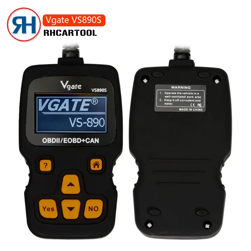 

OBD Scanner Original Vgate VS890 VS890S OBD 2 Engine Fault Code Reader Analyzer VS-890S VS 890 OBDII Car Diagnostic Scanner Tool