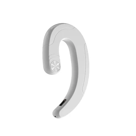 Наушники с костной проводимостью, Bluetooth наушники, беспроводные наушники с микрофоном, спортивные наушники, гарнитура для Xiaomi, для iPhone - Цвет: One Ear White Color