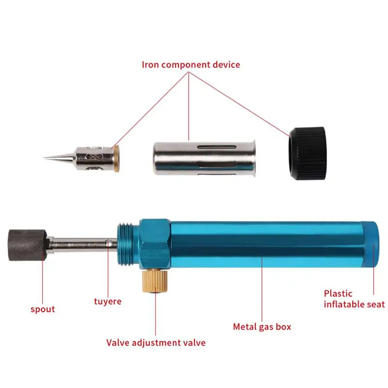 Многофункциональный паяльник многоразового Бутановая сварочная ручка газовая запайка паяльник горячего воздуха газовая паяльная лампа