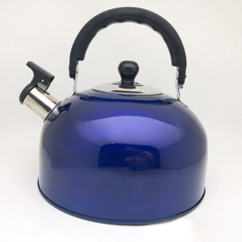 Boat Teapot 3L Kettle Silver/ Red/ Blue Fast Boil 3 Colors Hot Water Tea Home Portable Stainless Steel Electric - Цвет: Blue