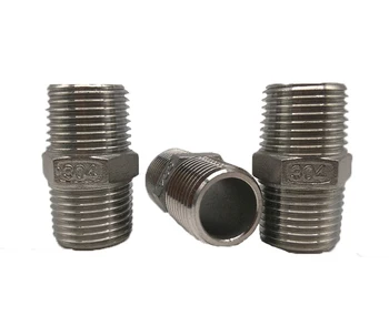 

Thicker 2Pcs 65mm Male Barb Tail To 2-1/2" BSP Connector Joint SS304