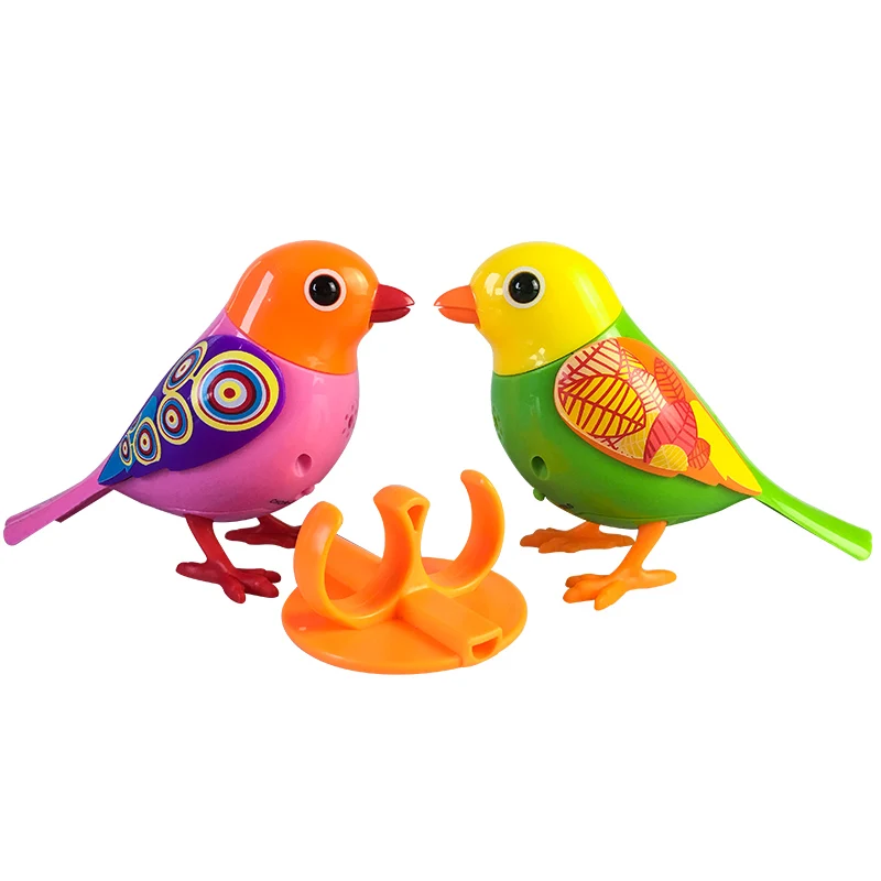 Silverlit Digi Birds электронная музыка поет Solo или Хор интерактивные детские подарочные игрушки 2-8 шт набор новая посылка