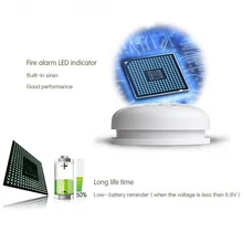 Беспроводной детектор дыма портативный пожаробезопасный датчик сигнализации для домашней безопасности YE-Hot