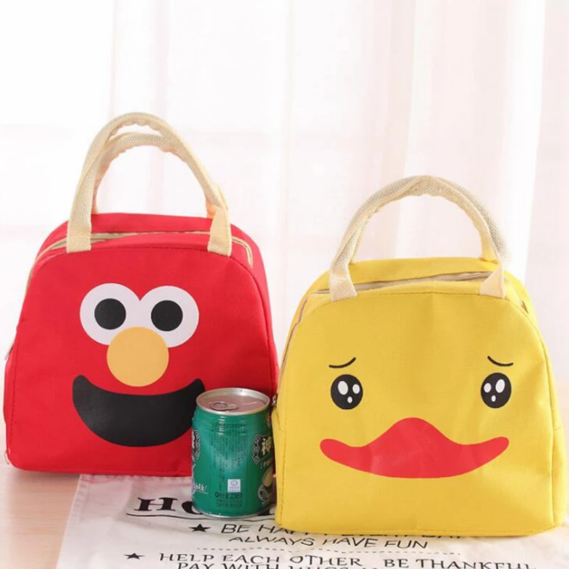 Cartoon Animal Lunch Bag Portable Insulated Cooler Bags Thermal Food Picnic Lunchbox Women Kids Lancheira Lunch Box Tote