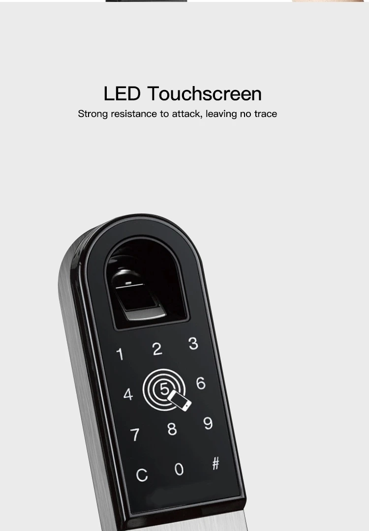 Европейский Bluetooth WiFi биометрический отпечаток пальца дверной замок, умный цифровой электронный замок для алюминиевых раздвижных или распашных дверей