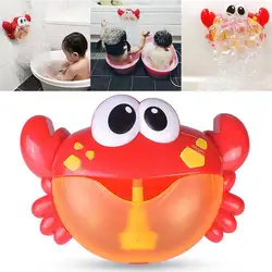 Краб Bubble Maker автоматизированная носик Ванна мыльных пузырей душ Дети Детские забавная игрушка
