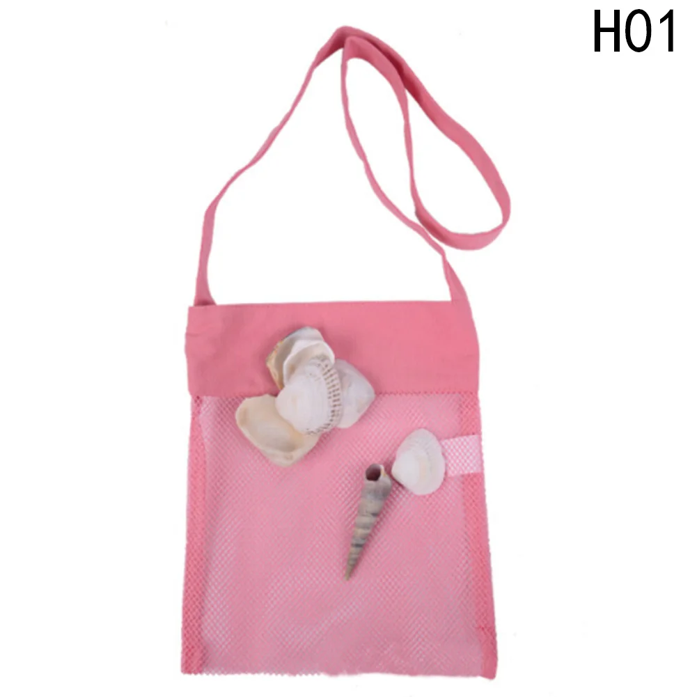 الطفل كائن عزيز أكياس جمع لعبة حقيبة ساندي شاطئ الحقيبة اللعب أداة حقيبة تخزين حقيبة الاطفال الطفل صافي الحقيبة حمل شبكة 4 ألوان