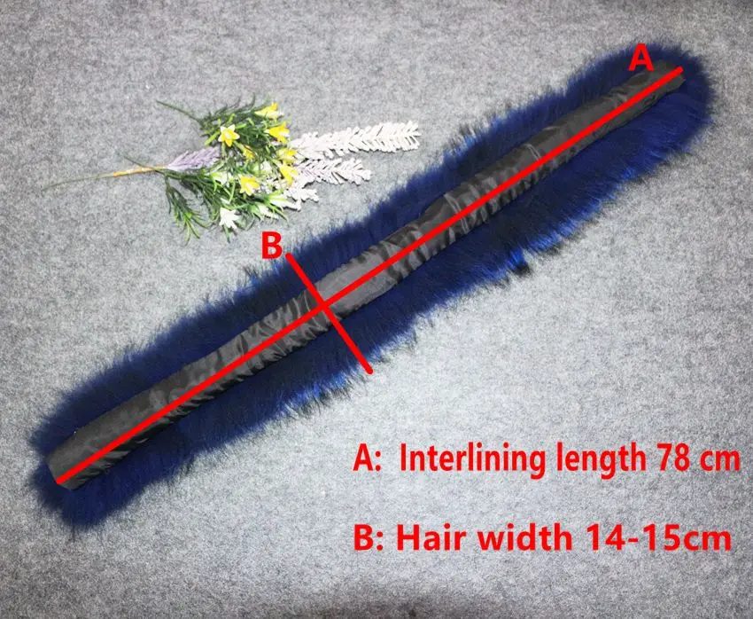 NGSG натуральный мех енота капюшон отделка воротник натуральный Королевский синий мех енота воротник кольцо колпачка шарф