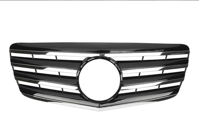 

For Mercedes-Benz E-class W211 07 08 09 with Emblem CL Style Black/Silver/White/Chrome Front Racing Grille