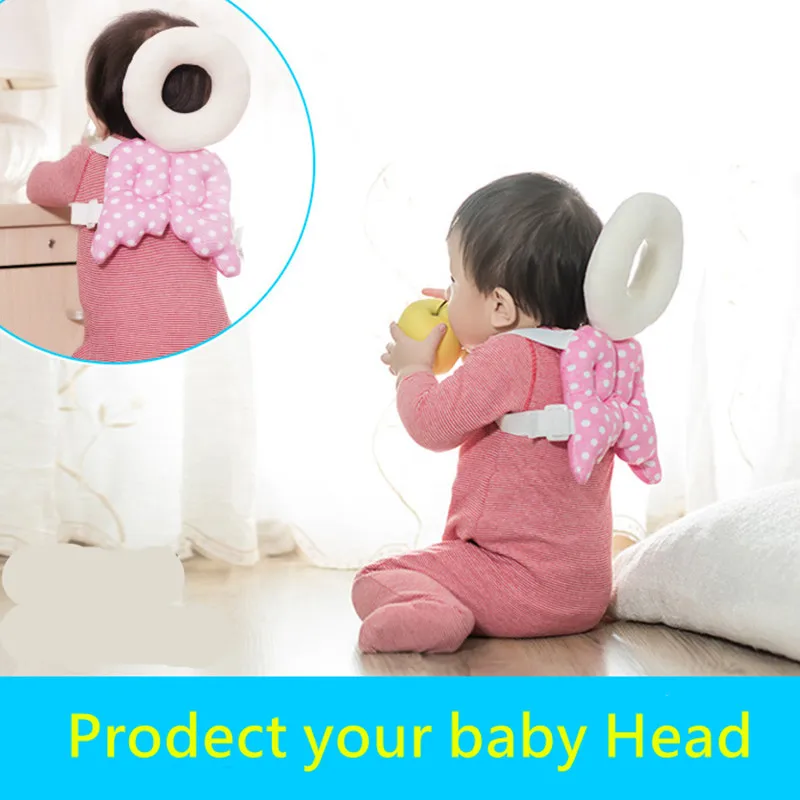 Baby Toddler Headrest 4 15 months Angel Wing Pillow Adjustable Elastic