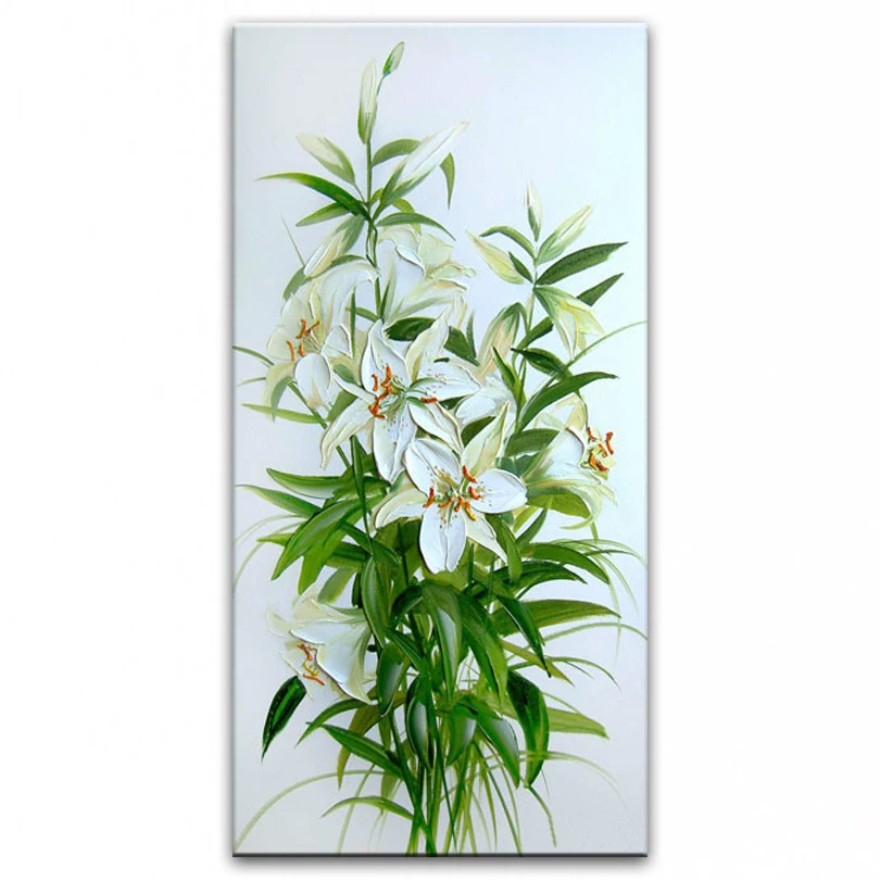 

100% hand-painted oil painting high quality canvas painting Household adornment art flower pictures painting DM-15071819