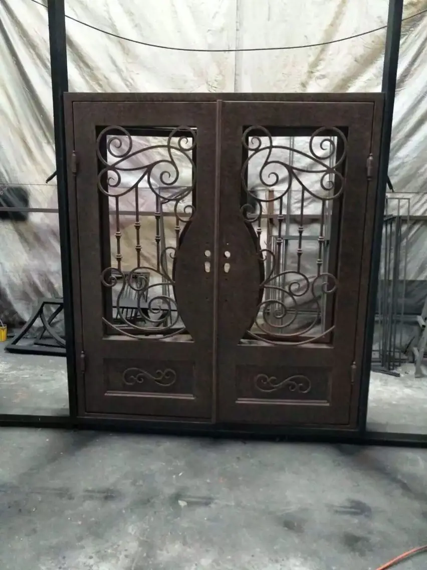 hand made custom design iron wrought iron doors for sale wid 1