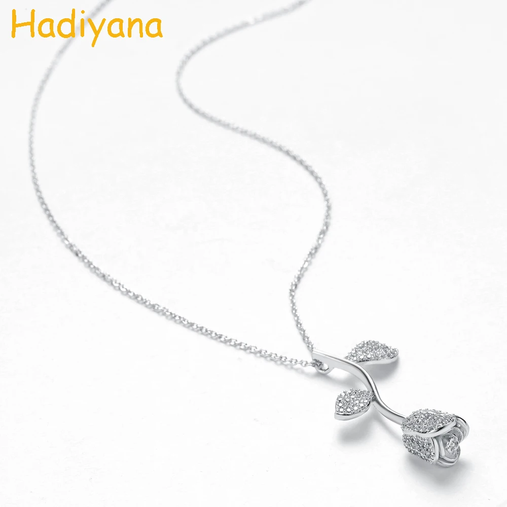 Ожерелье с натуральными розами и фианитами XL089|brand jewelry|designer jewelryjewelry brand |