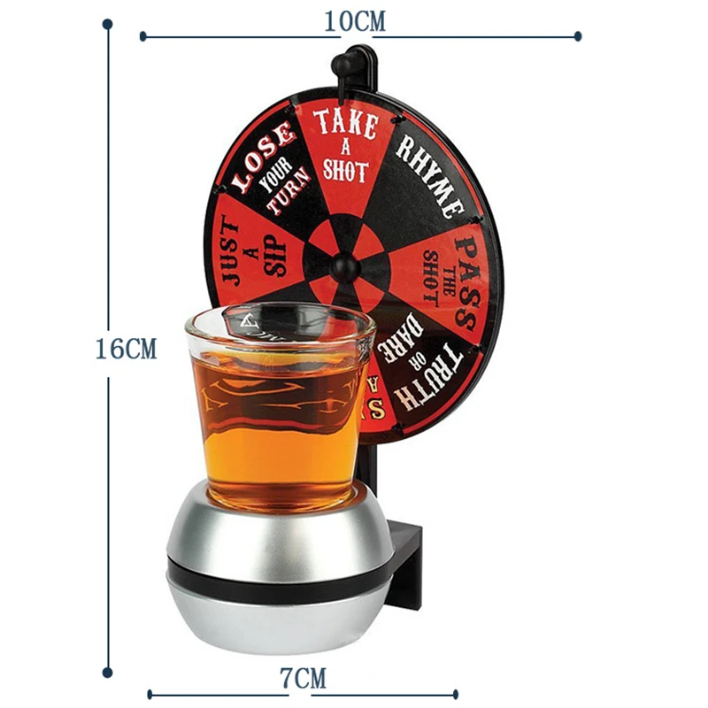 Лис спин рюмка Питьевая игра забавные вечерние подарки, поворотные игрушки Питьевая игра рюмка приколы розыгрыши