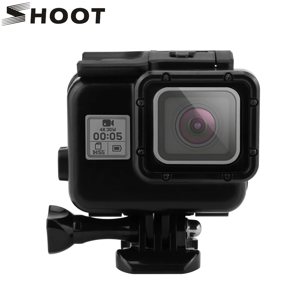 SHOOT 45m Diving Waterproof Case for GoPro Hero 6 5 Black