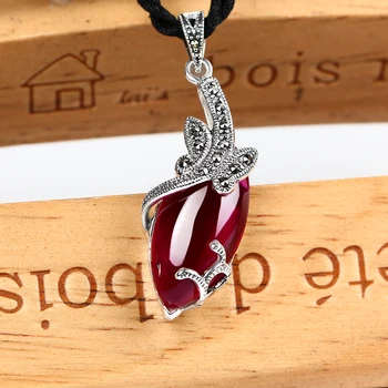 

925 Sterling Silver Necklaces Pendants Water Drop Butterfly Necklaces Pendants for Female Party Weeding 2018 Fine Jewelry