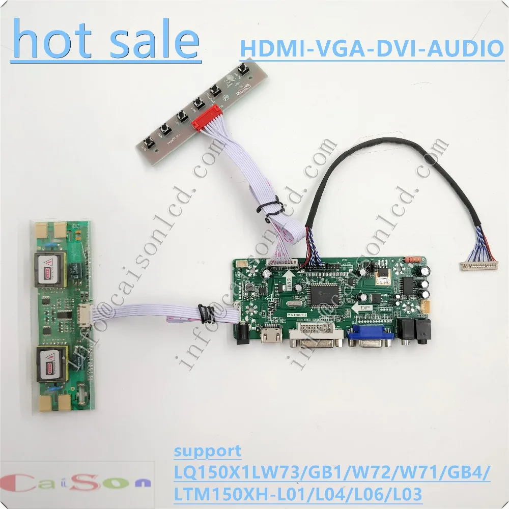 

DVI/VGA/аудио ЖК-дисплей доска с бегущей строкой подходит для LQ150X1LW73/GB1/W72/W71/GB4/LTM150XH-L01/L04/L06/L03