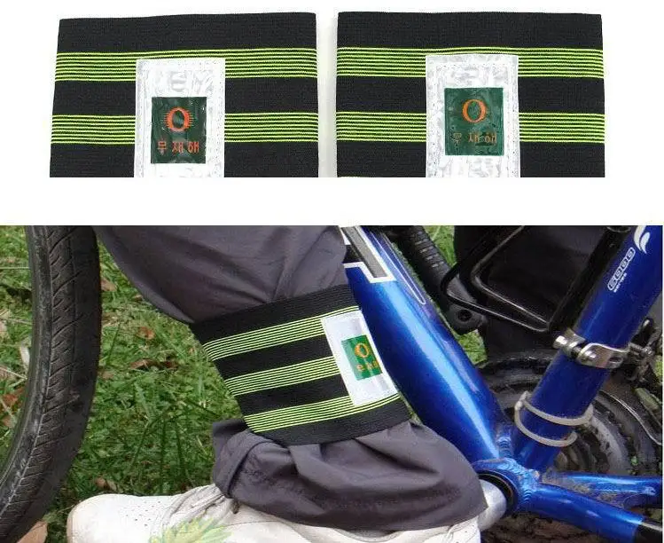 ZX0026 2pcs/set 10*30cm Cycling Bicycle Safety Bike Bind Trousers