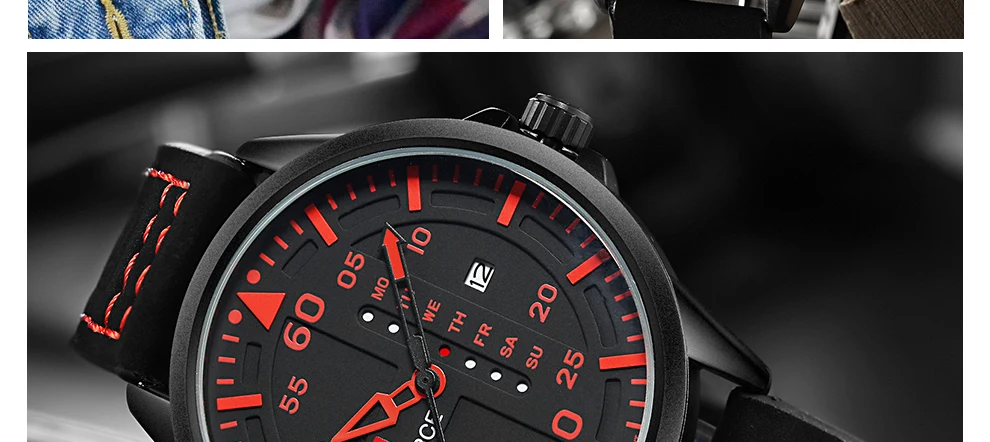 Naviforce Для мужчин модные Повседневное Творческий кварцевые часы Водонепроницаемый Спортивные часы Для Мужчин's Элитный бренд Наручные часы Relogio Masculino