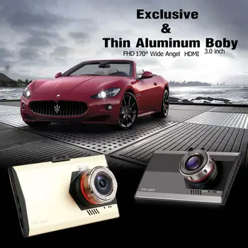 

100% Genunie 3" Car DVR Camera FHD 1080P Video Recorder Dash Cam 170 DG Night vision Motion Detection AutoG-Sensor WDR DVR