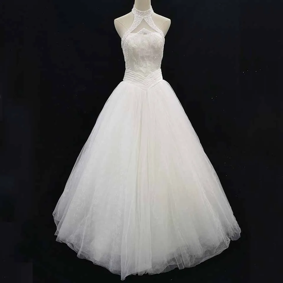 Beaded Wedding Dresses Cheap Bridal Gown Clearance Sale Only One Piece